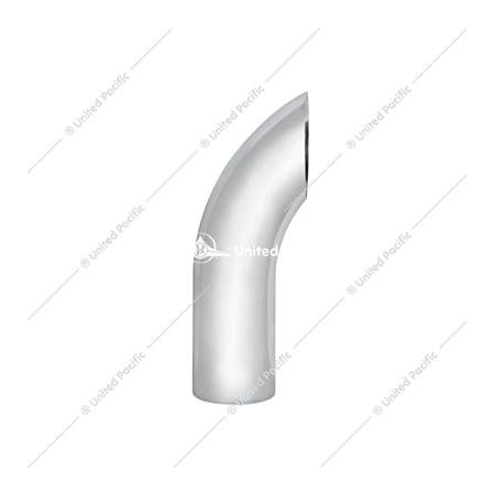 United Pacific 5 Curved Plain Bottom Exhaust - 18L C1-5-018